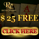 Rich Casino $25 Free No Deposit Bonus